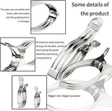 Darrahopens Home & Garden > Laundry & Cleaning > Drying Racks & Hangers Clothes pegs - Open windproof clips - Clothes pegs - Sock racks - Quilt drying clips - 8 pieces