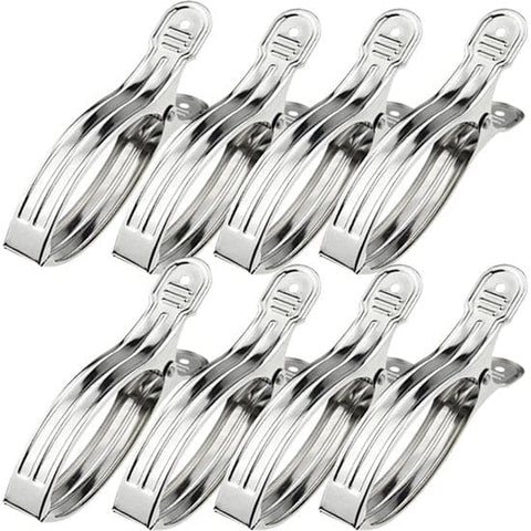 Darrahopens Home & Garden > Laundry & Cleaning > Drying Racks & Hangers Clothes pegs - Open windproof clips - Clothes pegs - Sock racks - Quilt drying clips - 8 pieces