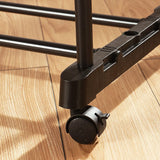 Darrahopens Home & Garden > Laundry & Cleaning > Drying Racks & Hangers Double-rod Adjustable Clothes Rack with Pulley-Back
