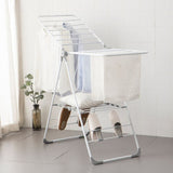 Darrahopens Home & Garden > Laundry & Cleaning > Drying Racks & Hangers Floor-Standing Folding Wing-Shaped Drying Rack-White In Australia - Darrahopens