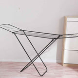 Darrahopens Home & Garden > Laundry & Cleaning > Drying Racks & Hangers Large Double-Wing Floor-Standing Folding Clothes Drying Rack-Black In Australia - Darrahopens