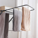 Darrahopens Home & Garden > Laundry & Cleaning > Drying Racks & Hangers Large Double-Wing Floor-Standing Folding Clothes Drying Rack-Black In Australia - Darrahopens