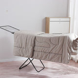 Darrahopens Home & Garden > Laundry & Cleaning > Drying Racks & Hangers Large Double-Wing Floor-Standing Folding Clothes Drying Rack-Black In Australia - Darrahopens