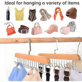 Darrahopens Home & Garden > Laundry & Cleaning > Drying Racks & Hangers Non-slip hangers for coats, underwear, sweaters and vests - including 8 hooks (pack of 2)