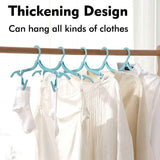Darrahopens Home & Garden > Laundry & Cleaning > Drying Racks & Hangers Portable Foldable Travel Clothes Hanger Set, Includes Clips, Clothes Rack With Storage Bag For Business Trips and Home Use—Blue In Australia - Darrahopens