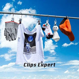 Darrahopens Home & Garden > Laundry & Cleaning > Drying Racks & Hangers Small hanger - suitable for hanging small items - sock clips - towel clips (10 pieces)