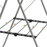 Darrahopens Home & Garden > Laundry & Cleaning > Drying Racks & Hangers Stainless Steel Floor-Standing Folding Wing-Shaped Drying Rack-Silver In Australia - Darrahopens