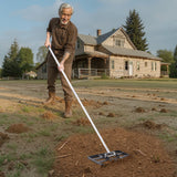 Darrahopens Home & Garden > Laundry & Cleaning > Drying Racks & Hangers VEVOR 254 x 430 mm Lawn Leveling Rake 1980 mm Adjustable Handle for Yard Golf Court