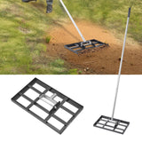 Darrahopens Home & Garden > Laundry & Cleaning > Drying Racks & Hangers VEVOR 254 x 430 mm Lawn Leveling Rake 1980 mm Adjustable Handle for Yard Golf Court