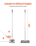 Darrahopens Home & Garden > Laundry & Cleaning > Drying Racks & Hangers VEVOR 254 x 430 mm Lawn Leveling Rake 1980 mm Adjustable Handle for Yard Golf Court