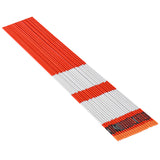 Darrahopens Home & Garden > Laundry & Cleaning > Drying Racks & Hangers VEVOR Driveway Markers, 500Pcs 122cm Long 6.35mm Dia, Hi-Visibility Driveway Reflectors with 12 in Steel Drill Bits, Reflective Snow Sticks Fiberglass Pole for Parking Lots, Walkways, Snow Plowing