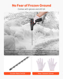 Darrahopens Home & Garden > Laundry & Cleaning > Drying Racks & Hangers VEVOR Driveway Markers, 500Pcs 122cm Long 6.35mm Dia, Hi-Visibility Driveway Reflectors with 12 in Steel Drill Bits, Reflective Snow Sticks Fiberglass Pole for Parking Lots, Walkways, Snow Plowing