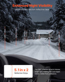 Darrahopens Home & Garden > Laundry & Cleaning > Drying Racks & Hangers VEVOR Driveway Markers, 500Pcs 122cm Long 6.35mm Dia, Hi-Visibility Driveway Reflectors with 12 in Steel Drill Bits, Reflective Snow Sticks Fiberglass Pole for Parking Lots, Walkways, Snow Plowing