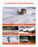 Darrahopens Home & Garden > Laundry & Cleaning > Drying Racks & Hangers VEVOR Driveway Markers, 500Pcs 122cm Long 6.35mm Dia, Hi-Visibility Driveway Reflectors with 12 in Steel Drill Bits, Reflective Snow Sticks Fiberglass Pole for Parking Lots, Walkways, Snow Plowing