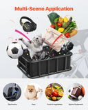 Darrahopens Home & Garden > Laundry & Cleaning > Drying Racks & Hangers VEVOR Rear Bike Basket, Medium Bicycle Basket with Cargo Net, Liner & Waterproof Cover, Heavy Duty Bike Back Basket for Adult Women/Men Carrying Dogs, Pets, Fruit & Grocery, Mounting Tools Included