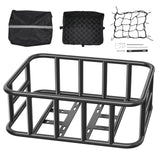 Darrahopens Home & Garden > Laundry & Cleaning > Drying Racks & Hangers VEVOR Rear Bike Basket, Medium Bicycle Basket with Cargo Net, Liner & Waterproof Cover, Heavy Duty Bike Back Basket for Adult Women/Men Carrying Dogs, Pets, Fruit & Grocery, Mounting Tools Included