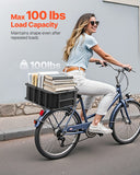Darrahopens Home & Garden > Laundry & Cleaning > Drying Racks & Hangers VEVOR Rear Bike Basket, Medium Bicycle Basket with Cargo Net, Liner & Waterproof Cover, Heavy Duty Bike Back Basket for Adult Women/Men Carrying Dogs, Pets, Fruit & Grocery, Mounting Tools Included