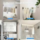 Darrahopens Home & Garden > Laundry & Cleaning > Drying Racks & Hangers wall-mounted clothes hanger, adjustable hanger, laundry hanger, home organization, high-quality hanger, space saving hanger, wall clothes rail, Australian home, coat hanger wall mount