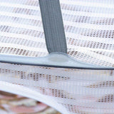 Darrahopens Home & Garden > Laundry & Cleaning > Drying Racks & Hangers White Black Fiber Mesh Air Drying Rack - Multi-layer Collapsible for Clothes & Food