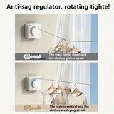 Darrahopens Home & Garden > Laundry & Cleaning > Drying Racks & Hangers White wall-mounted clothes hanger, adjustable hanger, laundry hanger, home organization, high-quality hanger, space saving hanger, wall clothes rail, Australian home, coat hanger wall mount