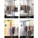 Darrahopens Home & Garden > Laundry & Cleaning > Drying Racks & Hangers White wall-mounted clothes hanger, adjustable hanger, laundry hanger, home organization, high-quality hanger, space saving hanger, wall clothes rail, Australian home, coat hanger wall mount