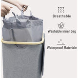 Darrahopens Home & Garden > Laundry & Cleaning > Laundry Baskets 100L Laundry Basket With Lid Laundry Hamper With Handles Dirty Laundry Basket, Laundry Bin Laundry Basket Foldable