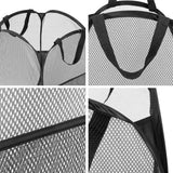 Darrahopens Home & Garden > Laundry & Cleaning > Laundry Baskets 2 Pack Foldable Laundry Basket Hampers, Black