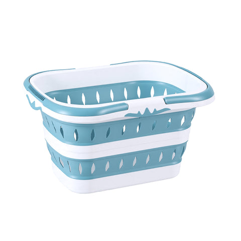 Darrahopens Home & Garden > Laundry & Cleaning > Laundry Baskets Artiss Laundry Basket Hamper Large Foldable Washing Clothes Storage Organiser Blue