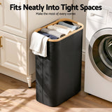 Darrahopens Home & Garden > Laundry & Cleaning > Laundry Baskets Artiss Laundry Basket with Removable Bag Foldable Black