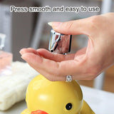Darrahopens Home & Garden > Laundry & Cleaning > Laundry Baskets Cartoon Yellow Duck Ceramic Hand Sanitizer Lotion Bottle Press Dispenser Pump