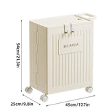 Darrahopens Home & Garden > Laundry & Cleaning > Laundry Baskets Fitness Storage Basket Organizer Tube with Wheeled Basket for Home Use and Gym