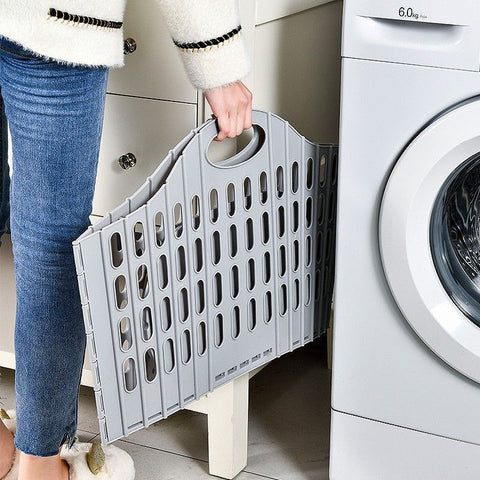Darrahopens Home & Garden > Laundry & Cleaning > Laundry Baskets Fold the dirty clothes basket-large pink