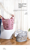 Darrahopens Home & Garden > Laundry & Cleaning > Laundry Baskets Fold the dirty clothes basket-small gray