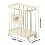Darrahopens Home & Garden > Laundry & Cleaning > Laundry Baskets Removable Laundry Basket Clothes Organizer Household Storage Bin with Shelving
