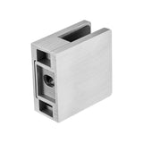 Darrahopens Home & Garden > Laundry & Cleaning > Laundry Baskets VEVOR Glass Clamp, 4 PCS Square Glass Railing Bracket for 0.31 "-0.47 " Tempered Glass, 304 Stainless Steel Glass Mounting Clamp, Glass Shelf Bracket for Balcony, Garden, Pool, Stair, Silver