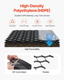 Darrahopens Home & Garden > Laundry & Cleaning > Laundry Baskets VEVOR Gravel Grid, 2 Inch Depth, 32.81 x 9.84 FT / 10000 x 3000 mm, 1880 LBS Per Sq ft Grass Ground Retainer, Permeable Geo Grids Driveway Stabilization, for Garden, Patio, Walkway, RV Parking Slopes