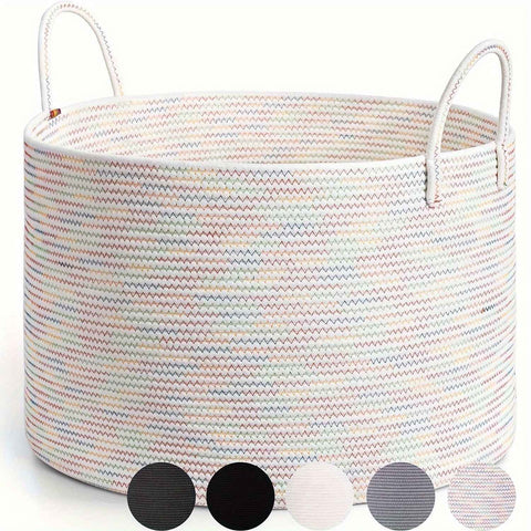 Darrahopens Home & Garden > Laundry & Cleaning > Laundry Baskets woven laundry basket, durable laundry basket, spacious laundry hamper, stylish laundry storage, Australian home organisation, multi-purpose storage basket, ergonomic handles, decorative laundry bin