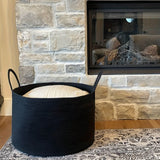 Darrahopens Home & Garden > Laundry & Cleaning > Laundry Baskets woven laundry basket, durable laundry basket, spacious laundry hamper, stylish laundry storage, Australian home organisation, multi-purpose storage basket, ergonomic handles, decorative laundry bin