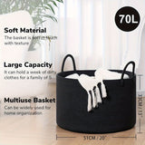 Darrahopens Home & Garden > Laundry & Cleaning > Laundry Baskets woven laundry basket, durable laundry basket, spacious laundry hamper, stylish laundry storage, Australian home organisation, multi-purpose storage basket, ergonomic handles, decorative laundry bin