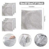 Darrahopens Home & Garden > Laundry & Cleaning > Laundry Cleaning Supplies 10PCS Double Layer Dishcloth Non-stick Oil Kitchen Cleaning Cloth Metal Fiber