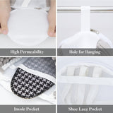 Darrahopens Home & Garden > Laundry & Cleaning > Laundry Cleaning Supplies 2 Pack Shoe Washing Bag for Washing Machine with 360-degree Cleaning Fibers, Protects Sneakers and Trainers, Laundry Care for Australian Homes