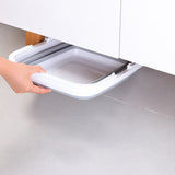 Darrahopens Home & Garden > Laundry & Cleaning > Laundry Cleaning Supplies 20x 9L Collapsible Laundry Folding Clothes Basket w Handles Bin Bulk -Grey/White In Australia - Darrahopens