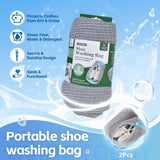 Darrahopens Home & Garden > Laundry & Cleaning > Laundry Cleaning Supplies 2Pcs Portable Shoe Washing Bag
