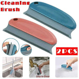 Darrahopens Home & Garden > Laundry & Cleaning > Laundry Cleaning Supplies 2PCS Reusable Pet Hair Remover Brush for Sofa Carpet Clothes Car Interior Cleaning