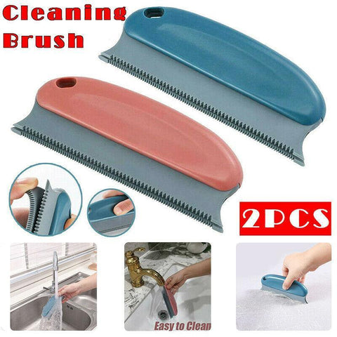 Darrahopens Home & Garden > Laundry & Cleaning > Laundry Cleaning Supplies 2PCS Reusable Pet Hair Remover Brush for Sofa Carpet Clothes Car Interior Cleaning