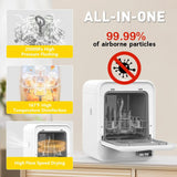 Darrahopens Home & Garden > Laundry & Cleaning > Laundry Cleaning Supplies 3-in-1 Baby Bottle Washer, Sterilizer & Dryer Combo in White In Australia - Darrahopens