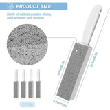 Darrahopens Home & Garden > Laundry & Cleaning > Laundry Cleaning Supplies 4 Pieces Cleaning Stone With Handle Cleaner, Pumice Stone Cleaning Brush, For Toilet, Kitchen, Bathroom, Pool And Home