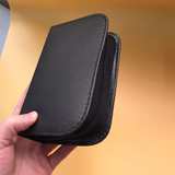 Darrahopens Home & Garden > Laundry & Cleaning > Laundry Cleaning Supplies 7-in-1 Travel Case Black and Neutral Shoe Brush Cleaning Kit