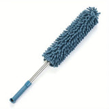 Darrahopens Home & Garden > Laundry & Cleaning > Laundry Cleaning Supplies Coffee brown  Household Cleaning Duster / Static Duster / Dust Sweeper / Telescopic & Non-Shedding / Washable & Bendable / High-Reach Cleaning Tool / Cleaning Tools & Supplies