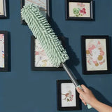 Darrahopens Home & Garden > Laundry & Cleaning > Laundry Cleaning Supplies Coffee brown  Household Cleaning Duster / Static Duster / Dust Sweeper / Telescopic & Non-Shedding / Washable & Bendable / High-Reach Cleaning Tool / Cleaning Tools & Supplies